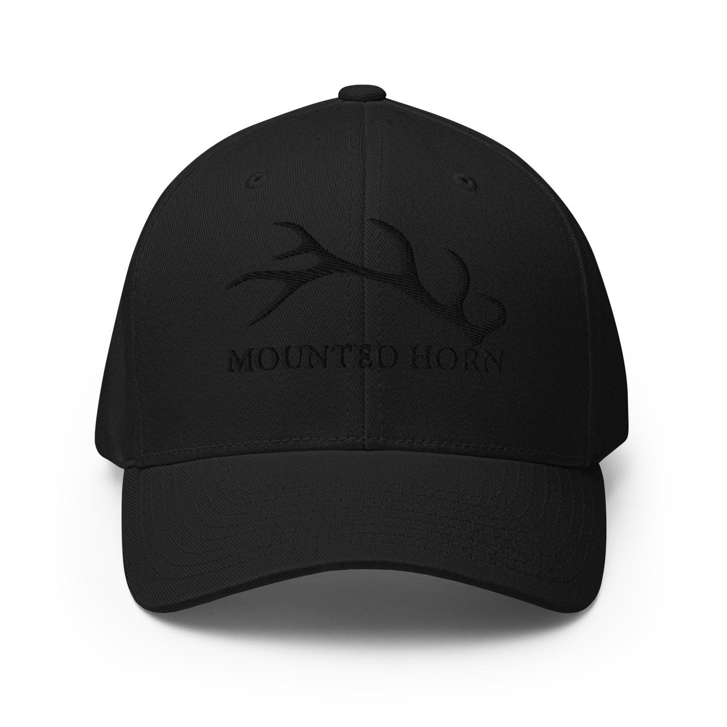 Mounted Horn Structured Twill Cap