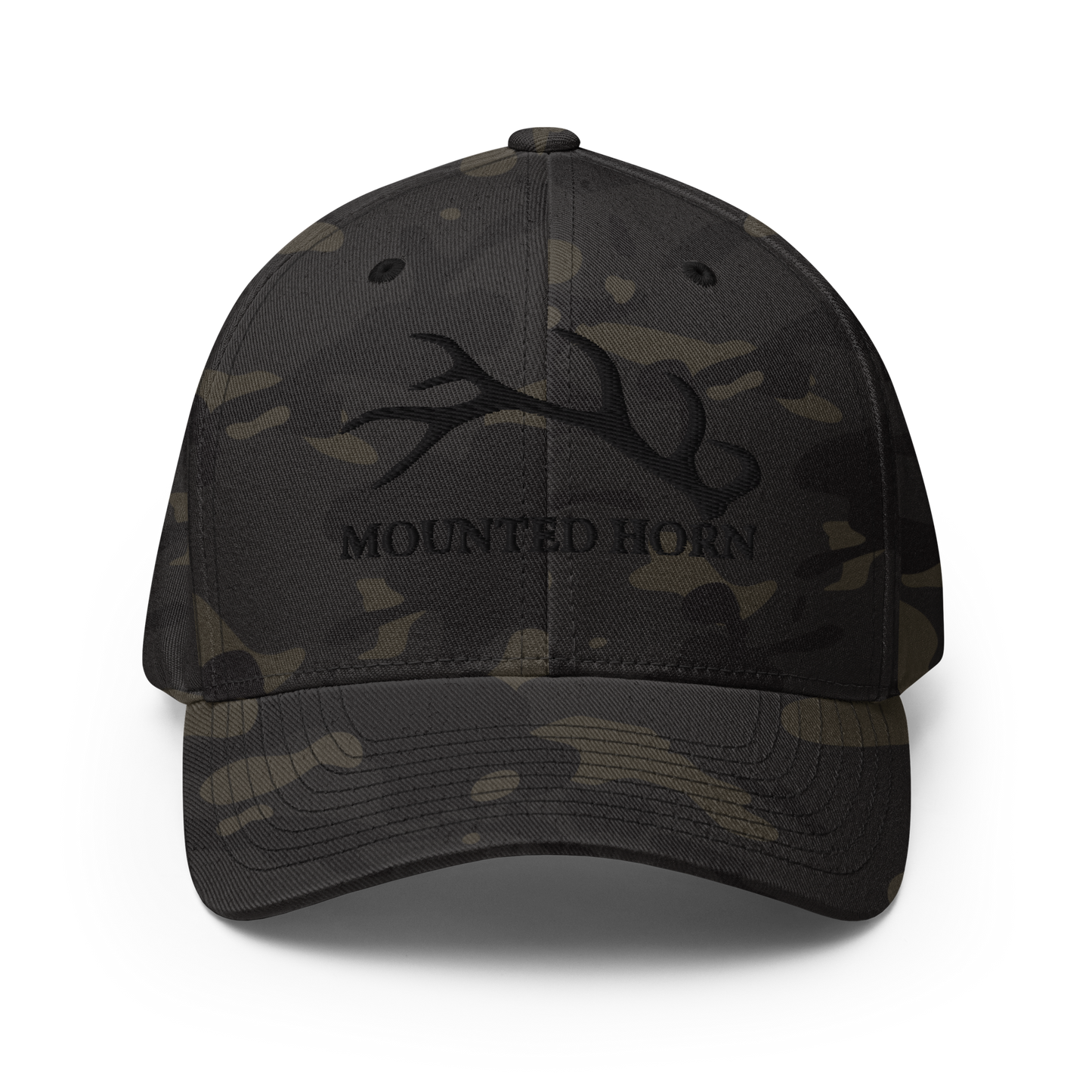 Mounted Horn Structured Twill Cap