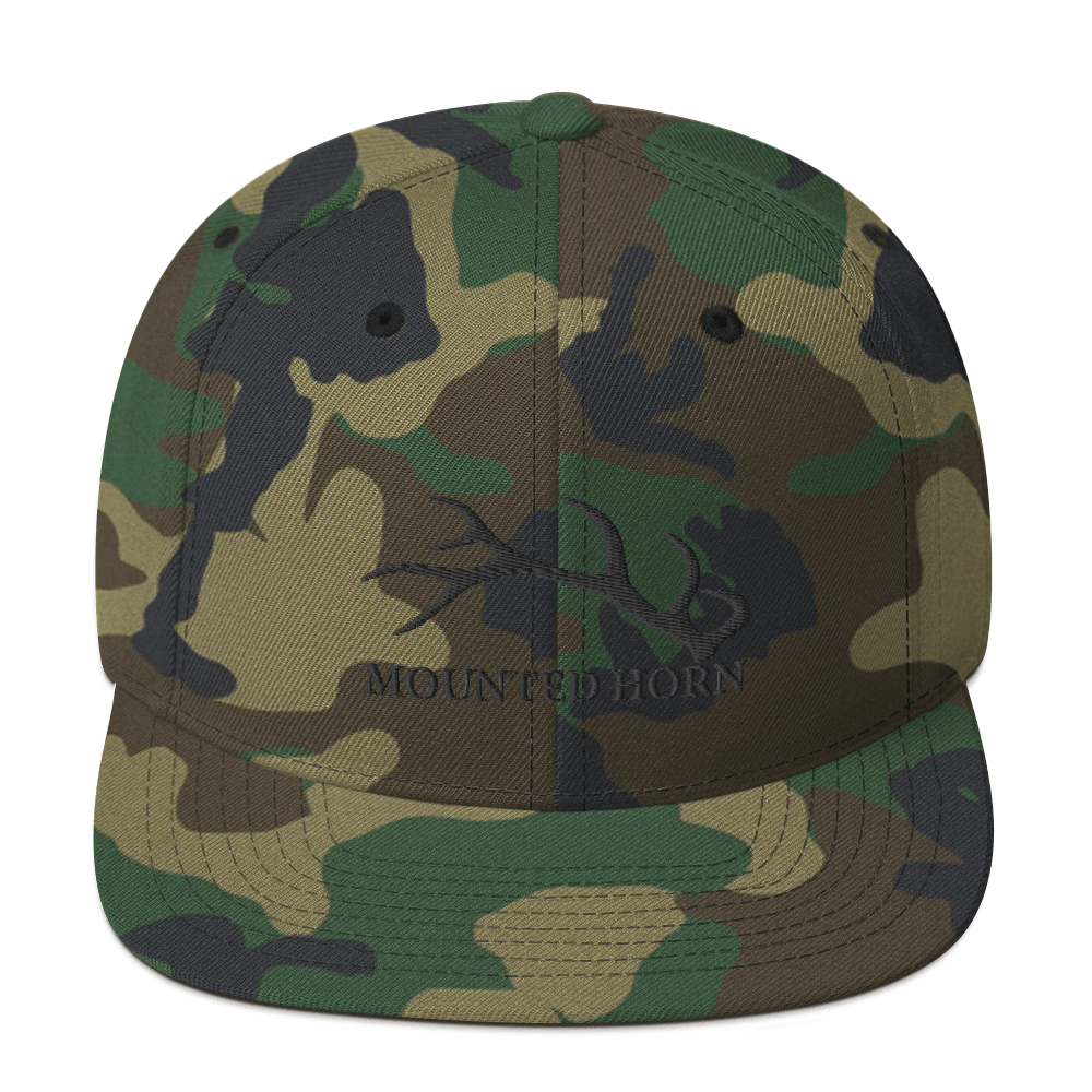 Elk Antler Snapback Hat