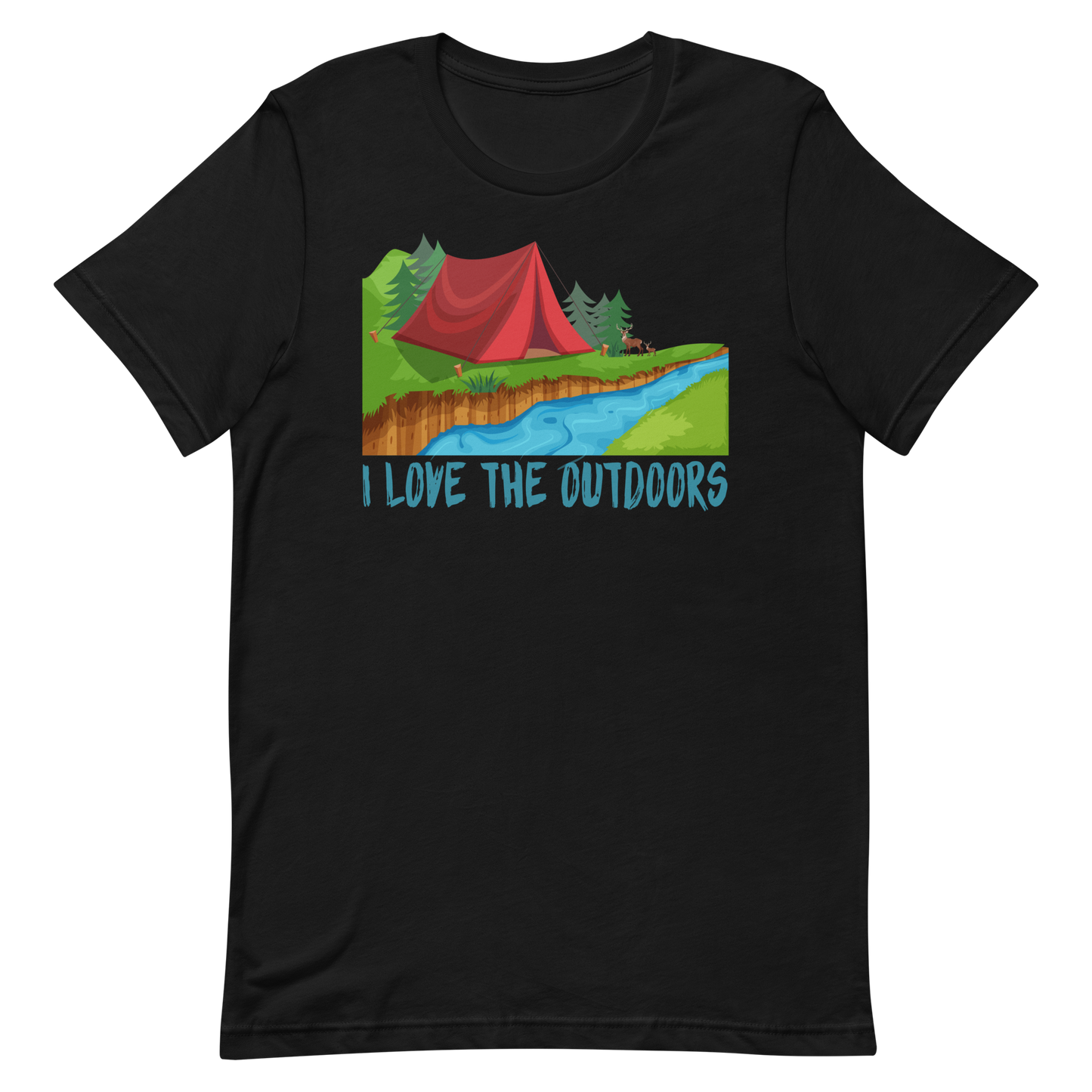Outdoors Short-Sleeve Mens T-Shirt