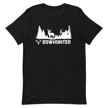 Bowhunter White Short-Sleeve Unisex T-Shirt