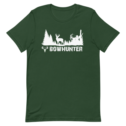 Bowhunter White Short-Sleeve Unisex T-Shirt